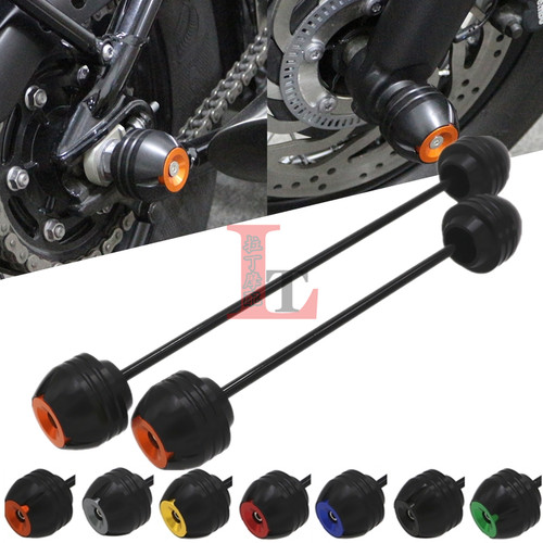 适用KTM DUKE790 890 790ADV 春风800MT改装前后轮防摔球胶保护块