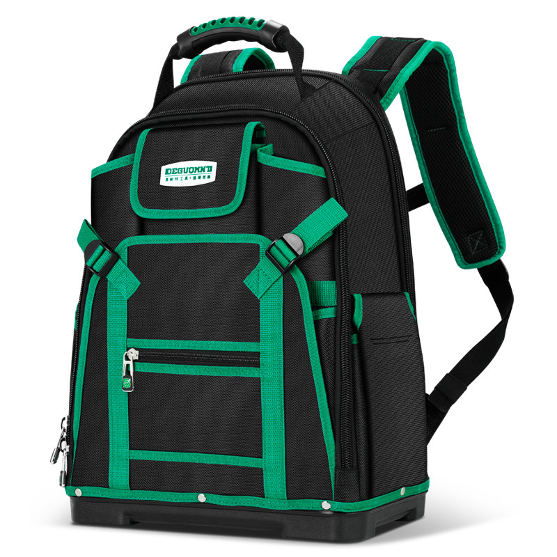 美耐特双肩背包工具包男结实耐用防水大容量牛津布电工维修收纳包