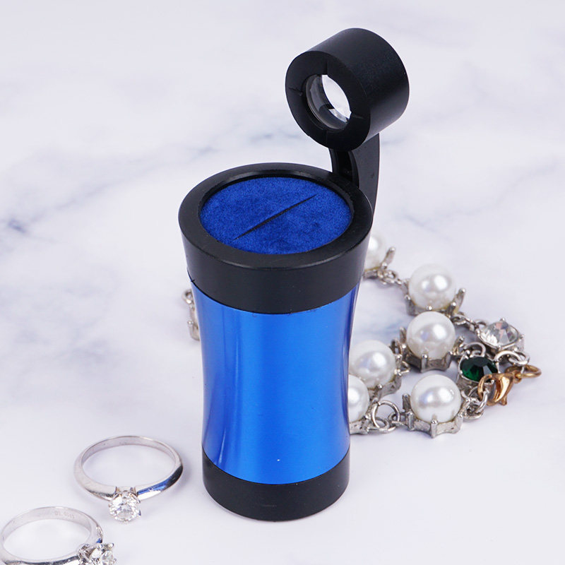 珠宝放大10倍看钻石腰码gia净度瑕疵镭射结婚钻戒码工具杯腰棱镜