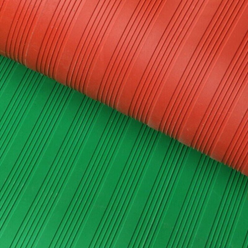 品之德绝缘垫10kv高压橡胶板配电室绝缘胶垫台垫红色条纹1米*10米