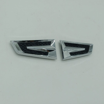 雷丁D80电动汽车轿车叶子板边灯装饰条装饰板Q 翼子板装饰罩标志