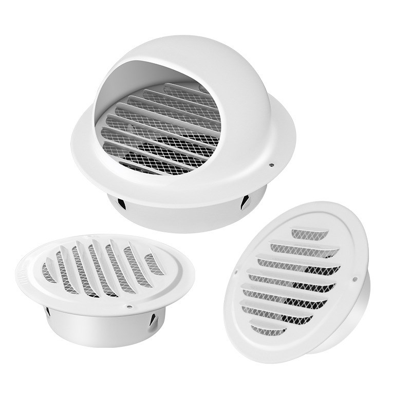 烤漆防雨防风罩厨房化妆室风口排气新风管罩通风帽外墙不锈钢通风