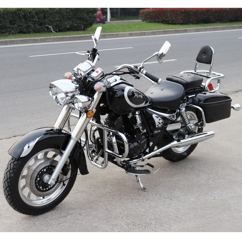 风暴太子摩托车复古太子车国四电喷两轮街车跨骑复古巡航摩托车