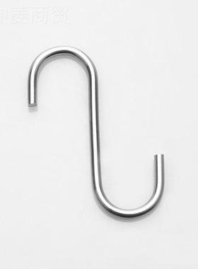 银色横/杆黑色不锈钢REF厨房置钩物架杆配件挂钩S钩串方钩固定子