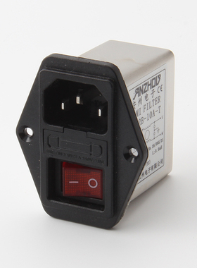 带灯 CW2B-6A-T IEC插座式交流电源滤波器 CW2B-10A-T CW2B-3A-T