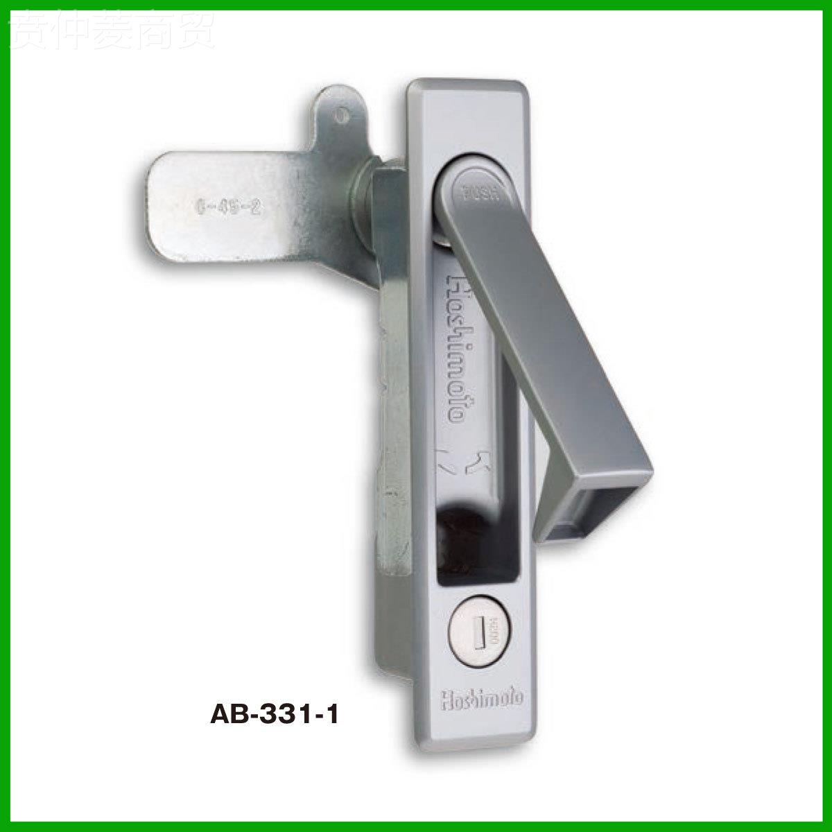 星本电AB330锌合平面-弹跳柜 消防箱门把锁 开关柜金旋转AB-331~3