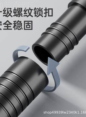晾衣杆螺旋拼窗帘ASA免打孔阳台伸缩杆室衣柜挂浴衣杆门帘接帘罗