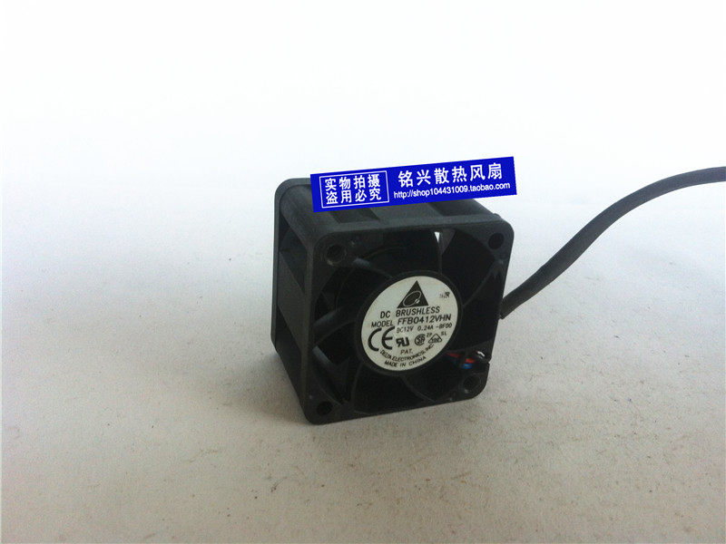 原装台达 4厘米4cm1U服务器风扇 4028 FFB0412VHN 12V 0.24A