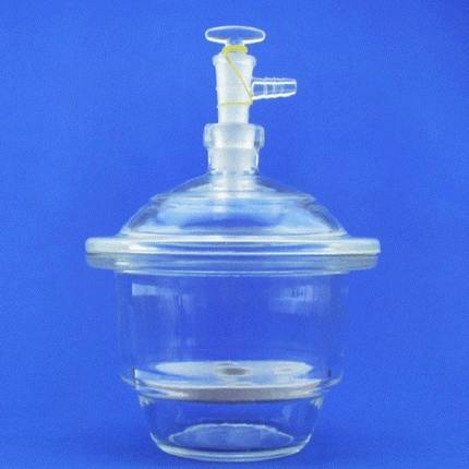 玻璃真空干燥器180干燥皿210防潮缸240mm直径300mm350mm附带瓷板