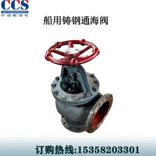 2029 125国标阀GB 船用通海阀铸钢吸入通海阀法兰B型DN100
