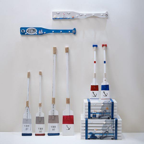 地中海风格船桨装饰挂件酒吧复古木浆片墙面壁饰橱窗活动摆设道具,家居饰品,壁饰,淘宝优惠券,粉丝福利购,淘宝优惠卷