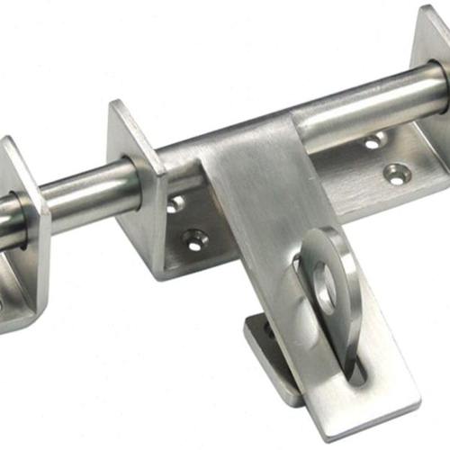 加厚304不锈钢插销锁扣门扣门栓木门大门铁门门锁安全扣拉丝