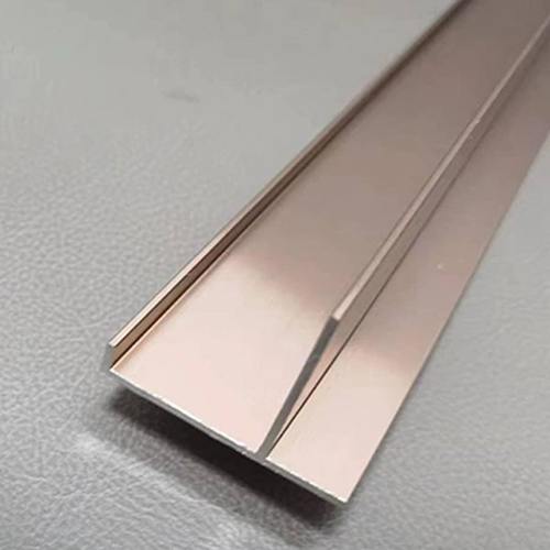 典爵阁阳角瓷砖收边条包边封边地板收口压条地砖铝合金属条玫瑰金