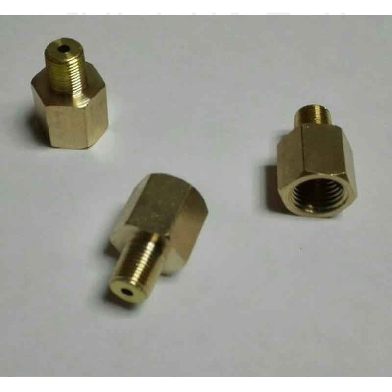 内外丝压力表变径接头 内螺纹m141B.5 外螺纹ZG1/8  外螺纹1分