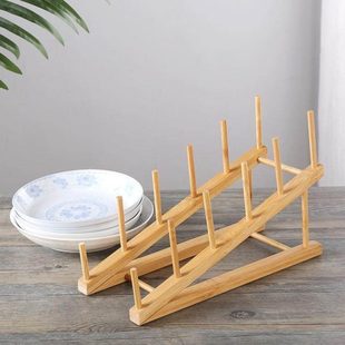 盘子碟子展示架子陈列收纳水杯碟沥水托置物架茶饼超市碗餐盘架柜