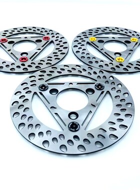 佛兰多ncy220固定碟浮动刹车碟一体盘 改装电摩小牛N1S电机碟刹盘