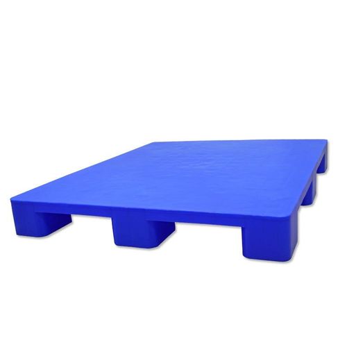 东莞厂家塑料川字平面卡板加厚塑胶托盘防潮板九脚栈板地台1210