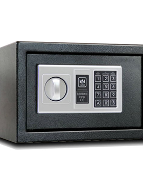 万泰保险箱家用小型密码办公保险柜防盗迷你报警全钢防撬入衣柜