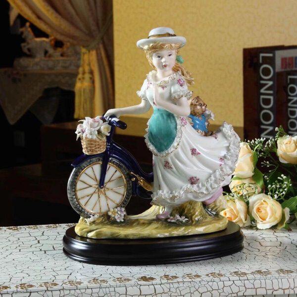 瓷娃娃摆件陶瓷人物家居饰品