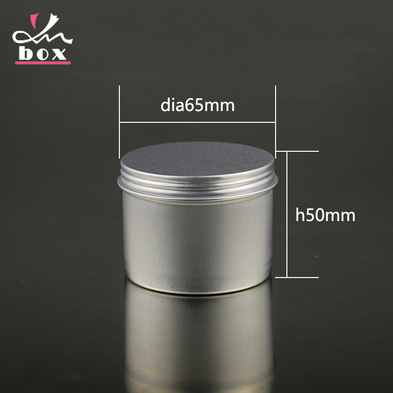 8个通用65*50密封螺纹金属铝罐小号精致茶叶罐 便携茶Z叶散茶罐子