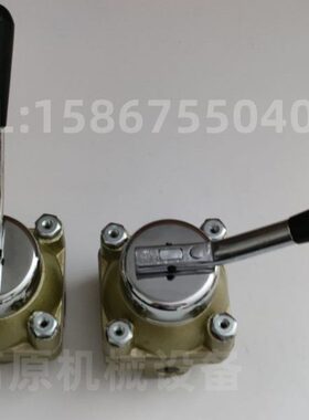 34ZR6Y-L8三位四通手动阀 气动3位4通手转阀 2分三位四口转阀G1/4