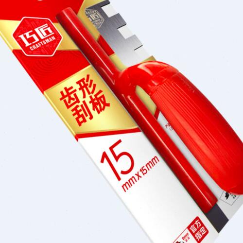 德高巧匠抹子带齿抹泥刀泥工瓦工工具腻子刀抹灰刀铺砖贴瓷砖工具