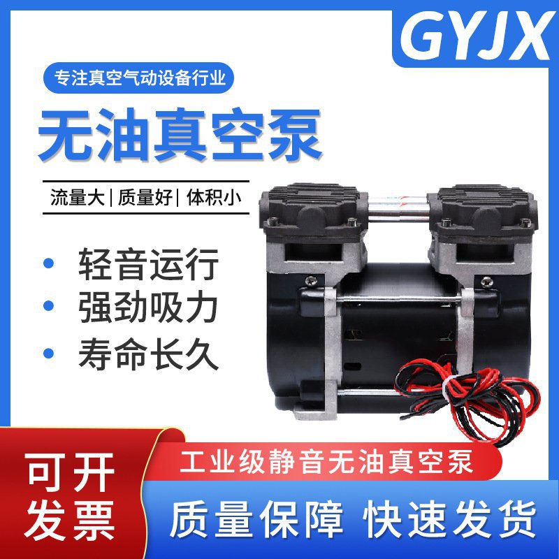 无油真空泵工f业用实验室抽气泵大功率小型高真空负压泵抽气设备