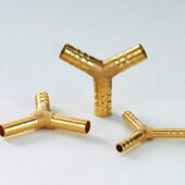 纯铜三通人字三叉宝塔接头三通宝塔接头Y型水管接头铜水管分流器8