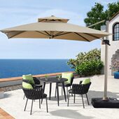 春墅户外遮阳伞摆摊庭院伞大型室外花园户外伞露台岗亭别墅太阳伞