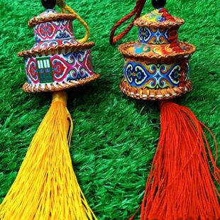 蒙古包造型车挂内蒙古手工艺挂饰小挂件蒙古族特色汽车内装饰用品