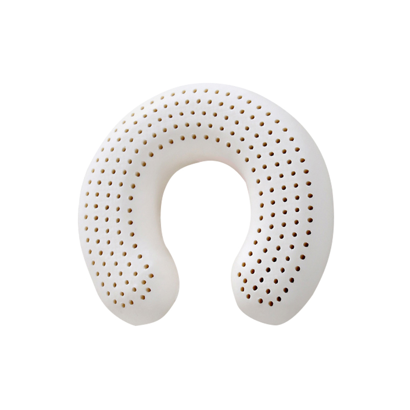 泰国皇家天然乳胶u型枕脖子 护颈椎u形靠枕飞机旅行便携午睡枕头