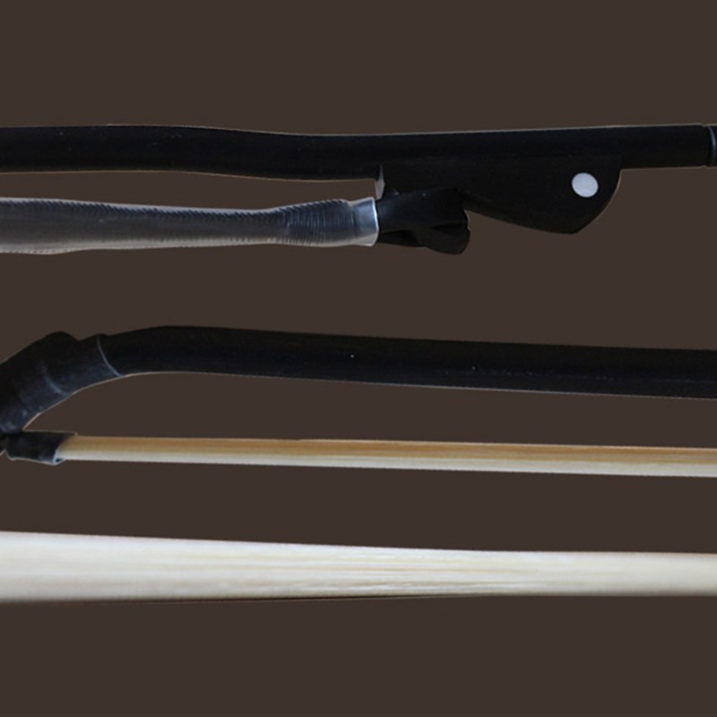 专业A级二胡琴弓 精品演奏二胡弓子 内蒙古白马尾 黑檀钮二胡配件
