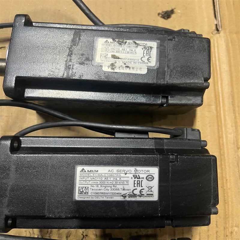 台达伺服电机ECMA-C10807RS  750W