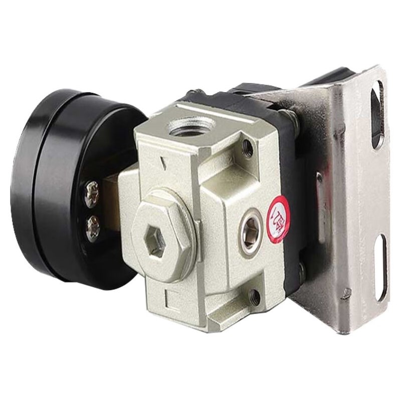 屹选工品气动调压空压机减压单位件AR2000-02/配2个PC6-02