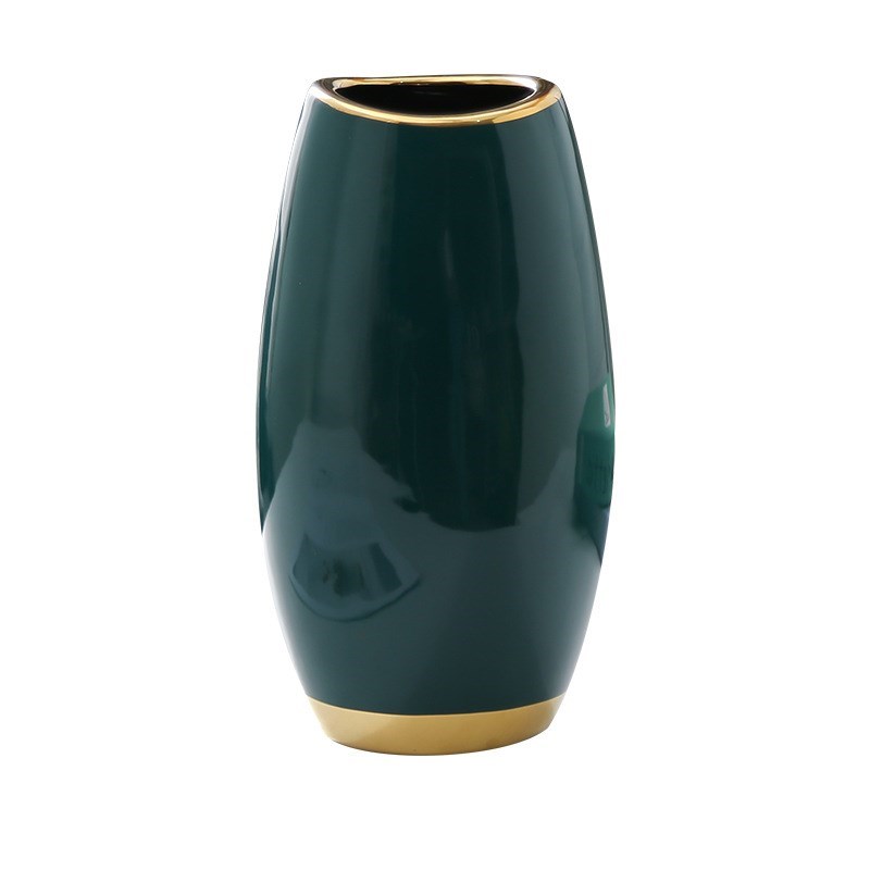 陶瓷小花瓶摆件客厅简约轻奢现代家居餐桌创意欧式干花装饰品插花