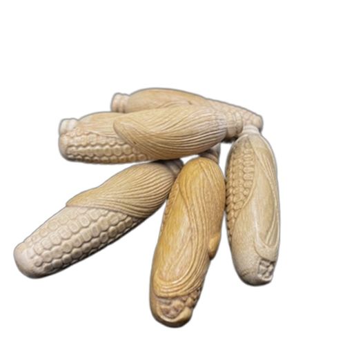 实心把件玉竹竹雕雕刻文玩棍高密度鱼子纹竹竹子手玩件竹刻把玩件