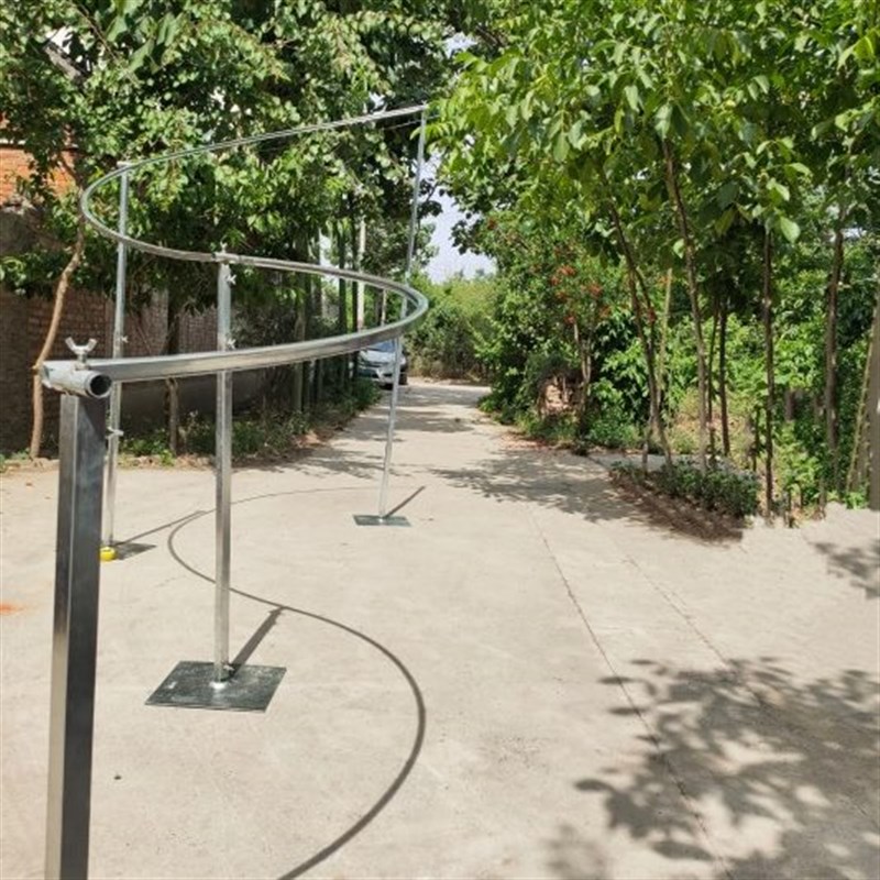 婚庆道具铁艺水晶珠帘婚礼堂舞台空中布置装饰圆环吊顶挂架线帘黑