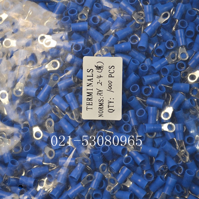 【紫铜】SV引进预绝缘叉型冷压接线端头FSV2-4 Y型接线端子1000