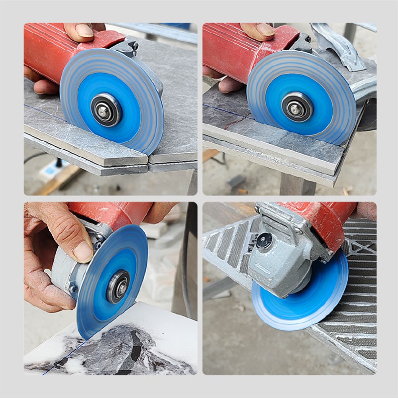 瓷砖切割片岩板陶瓷大理石干切超E薄锯片切磨两用角磨机打磨片