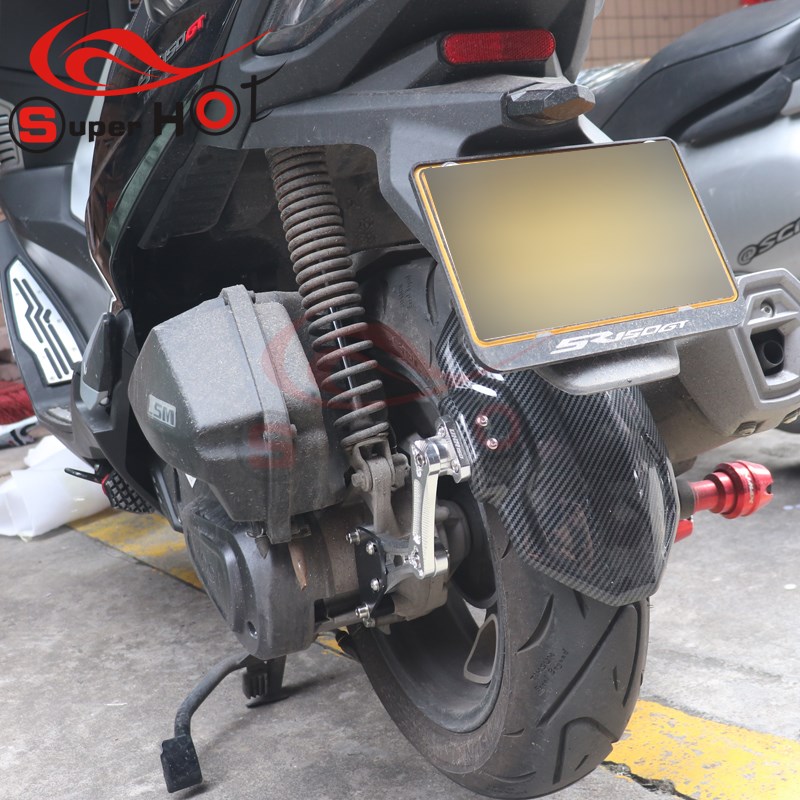 适用天鹰TT150k布雷斯通极宙ADV150改装配件后挡泥板防水瓦防沙盾