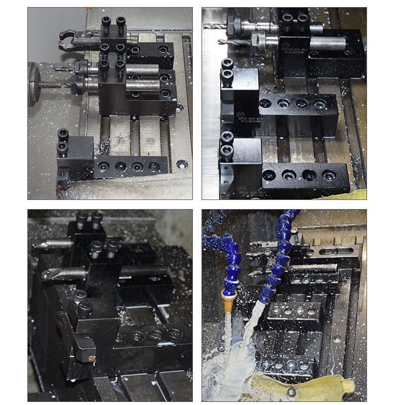 数控车床排刀座正反单排双排20*20车刀圆辅助刀架斜轨车床排刀架