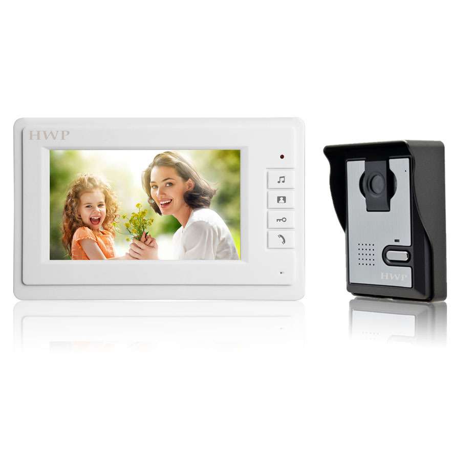 别墅办公室7寸高清可视对讲门铃 Video&audio doorbell intercom