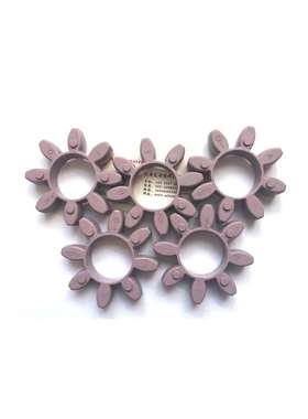 KTR ROTEX 98SHA 92SHA 64SHD橘黄色浅绿色紫色弹性体梅花垫圈胶