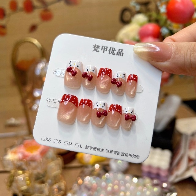 梵甲优品C460可爱波点蝴蝶结