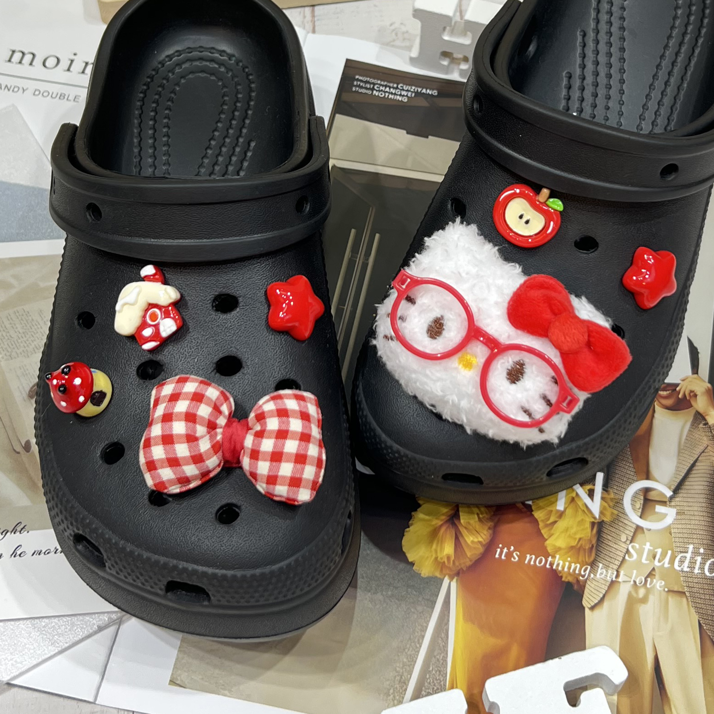 洞洞鞋配饰鞋花洞洞扣装饰卡扣