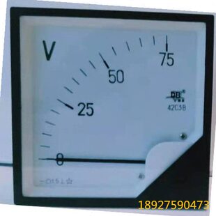100V 广东德庆电表厂DB德表 150V 50V 30V 直流电压表42C3B 75V