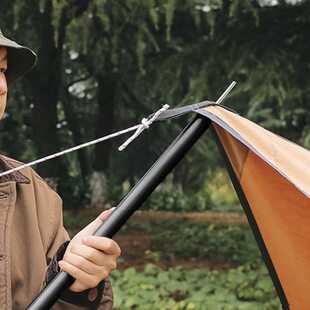 户外便携折叠25mm天幕杆2.4米2.1米铁杆露营配件帐篷支撑杆门厅杆