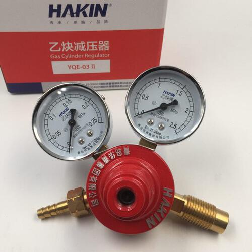 HAKIN华青集团YQE-03乙炔表减压器气割耐震表防摔不漏气全铜加厚