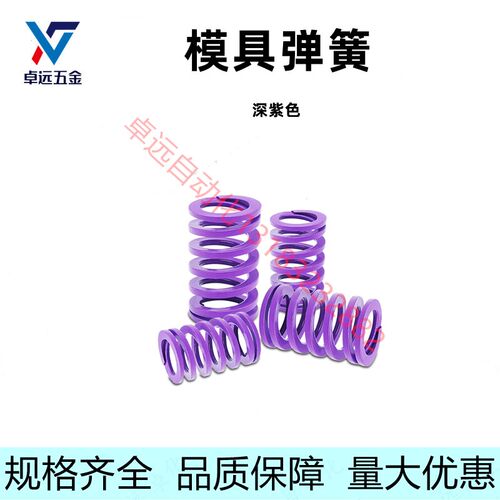 YSWC-D14.5 17 21-L30 35模具弹簧深紫色扁弹簧模具配件矩形弹簧