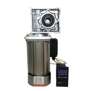 立式 063涡轮蜗杆调速定速电机750W铝壳变速箱 交流减速马达RV050